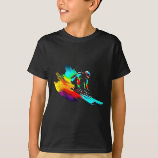 Camiseta Arcoiris de la Carreras de esquí