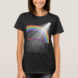 Camiseta arcoíris de la promesa de Dios