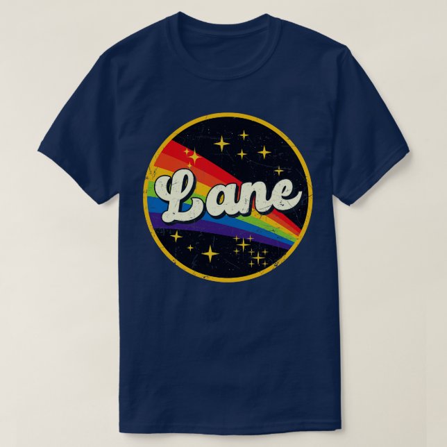 Camiseta Arcoiris de lane en el espacio de estilo grunge vi (Diseño del anverso)