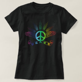 Camiseta Arcoiris de las Alas de la Paz