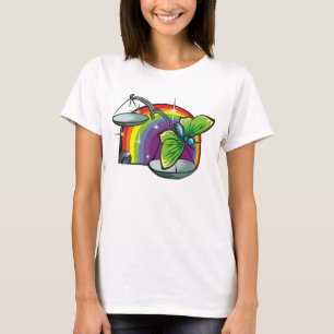 Camiseta Arcoiris de los años 1980 con escala de Libra