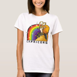 Camiseta Arcoiris de los años 80 con cabra de Capricornio