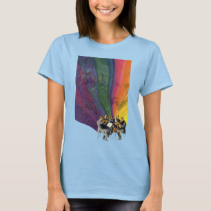Camiseta Arcoiris de música vintage, baile de parejas victo