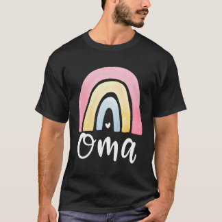 Camiseta Arcoiris De Oma Para Ger Grandma