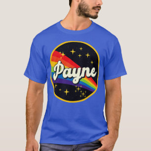 Camiseta Arcoiris de Payne al estilo de vintage espacial