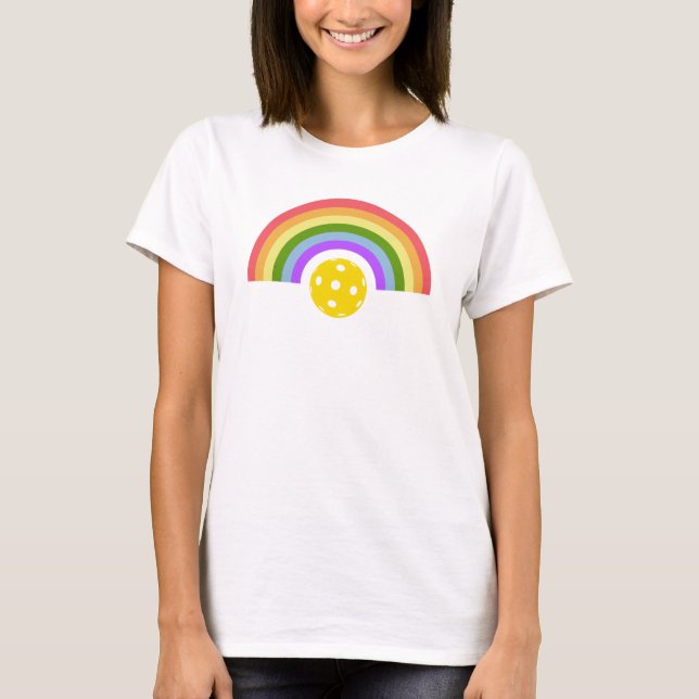 Camiseta Arcoiris de pelletería (Anverso)