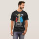 Camiseta Arcoiris de Plaza Sésamo primer cumpleaños | Papá (Anverso completo)