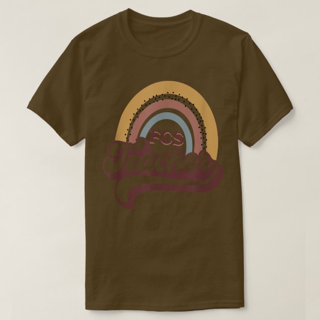 Camiseta Arcoiris de profesores FCS té de ciencias familiar (Diseño del anverso)