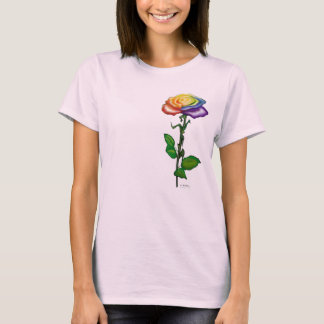 Camiseta Arcoiris de Rosas