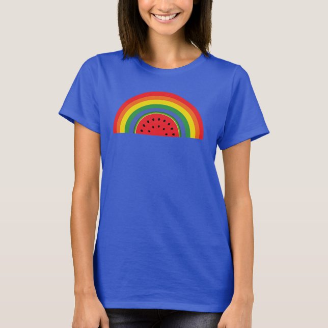 Camiseta Arcoiris de sandía (Anverso)