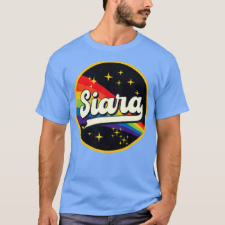 Camiseta Arcoiris de Siara en estilo vintage espacial