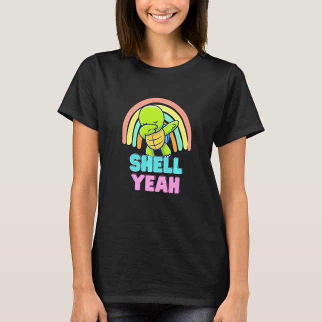 Camiseta Arcoiris de tortuga casera (Anverso)