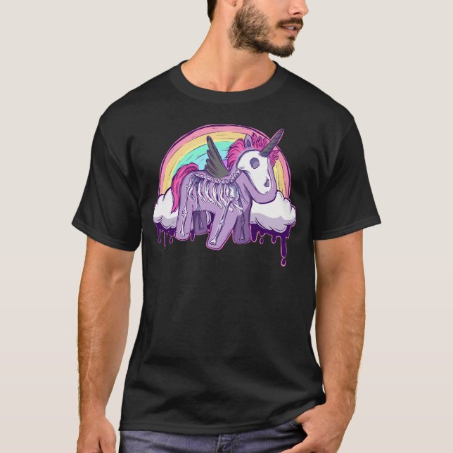 Camiseta Arcoiris de unicornio (Anverso)