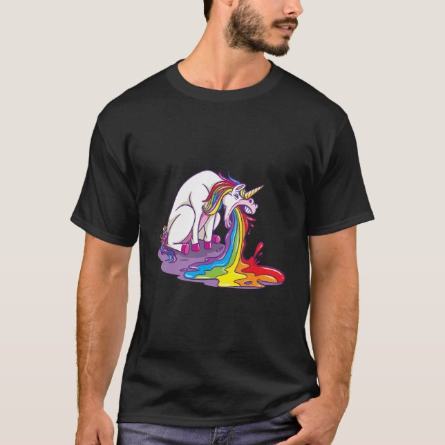 Camiseta Arcoiris de unicornio (Anverso)