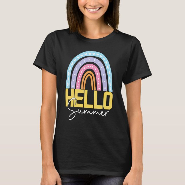 Camiseta Arcoiris de verano (Anverso)