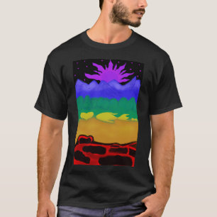 Camiseta Arcoíris del cielo al infierno