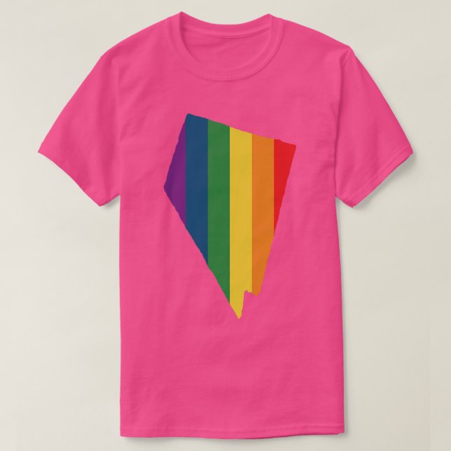 Camiseta Arcoiris del estado de Nevada (Diseño del anverso)