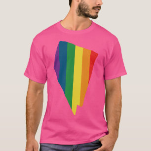 Camiseta Arcoiris del estado de Nevada