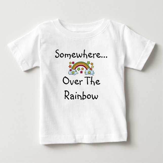 Camiseta arcoiris del niño (Anverso)