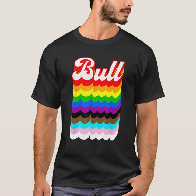 Camiseta Arcoiris del orgullo LGBTQ torpe (Anverso)