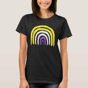 Camiseta Arcoiris del Orgullo no binario