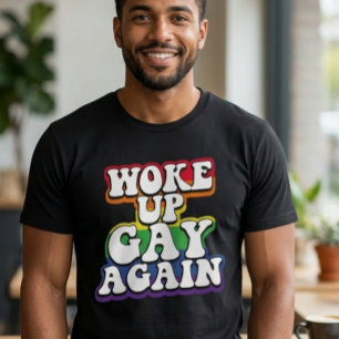 Camiseta Arcoíris Despertó Gay Otra Vez Orgullo