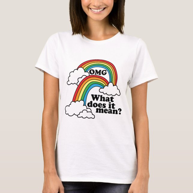 Camiseta Arcoiris doble (Anverso)