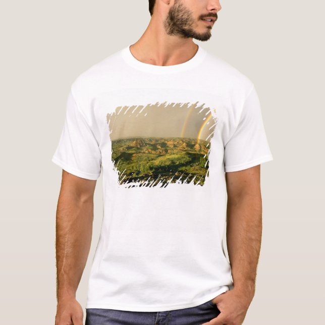 Camiseta Arcoíris doble sobre Painted Canyon en Theodore (Anverso)