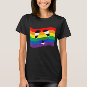 Camiseta Arcoiris, el aliado directo del corazón, orgullo p