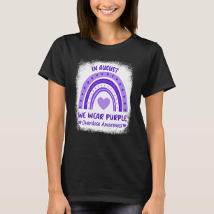 Camiseta Arcoiris En Agosto Usamos Avisos De Sobredosis Púr