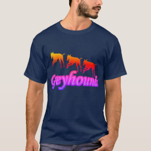 Camiseta Arcoiris en dirección a Greyhound Trio Silhouette