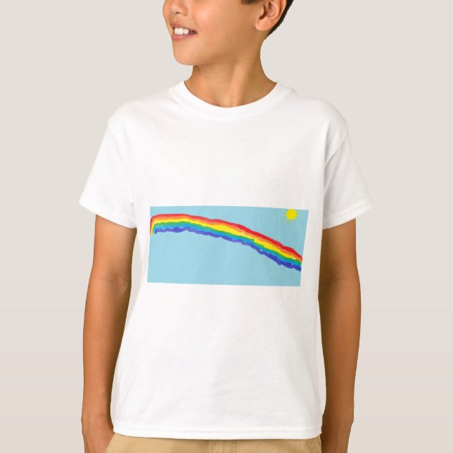 Camiseta Arcoiris en el día del sol (Anverso)