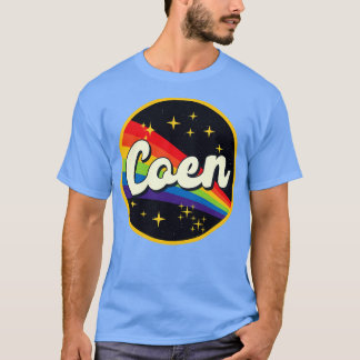 Camiseta Arcoiris En El Espacio Estilo De Vintage