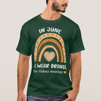 Camiseta Arcoiris En Junio Usamos Awaren Violencia De Armas