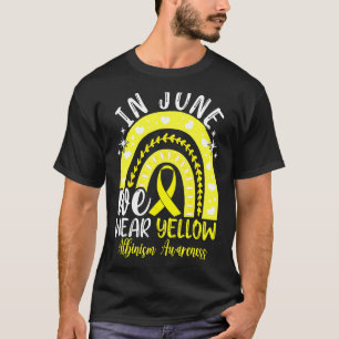 Camiseta Arcoiris En Junio Usamos Conciencia Del Albinismo 