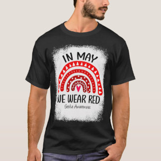 Camiseta Arcoiris En Mayo Usamos Mes De Concienciación Sobr