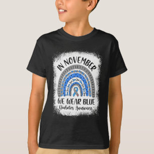 Camiseta Arcoiris En Noviembre Usamos Conciencia De La Diab