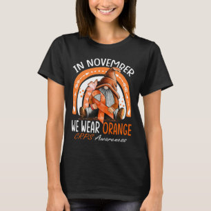 Camiseta Arcoiris En Noviembre Usamos Conciencia De Naranja