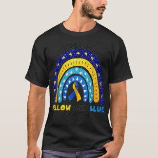 Camiseta Arcoiris En Octubre Usamos Amigo Amarillo Y Azul A