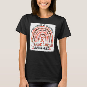 Camiseta Arcoiris En Septiembre Se Usa Conciencia Uterina P
