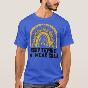 Camiseta Arcoiris En Septiembre Usamos Cáncer De Niños De O