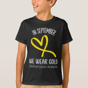 Camiseta Arcoiris En Septiembre Usamos Cáncer De Niños De O