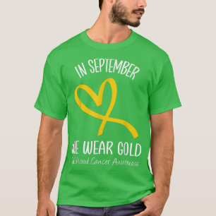 Camiseta Arcoiris En Septiembre Usamos Cáncer De Niños De O