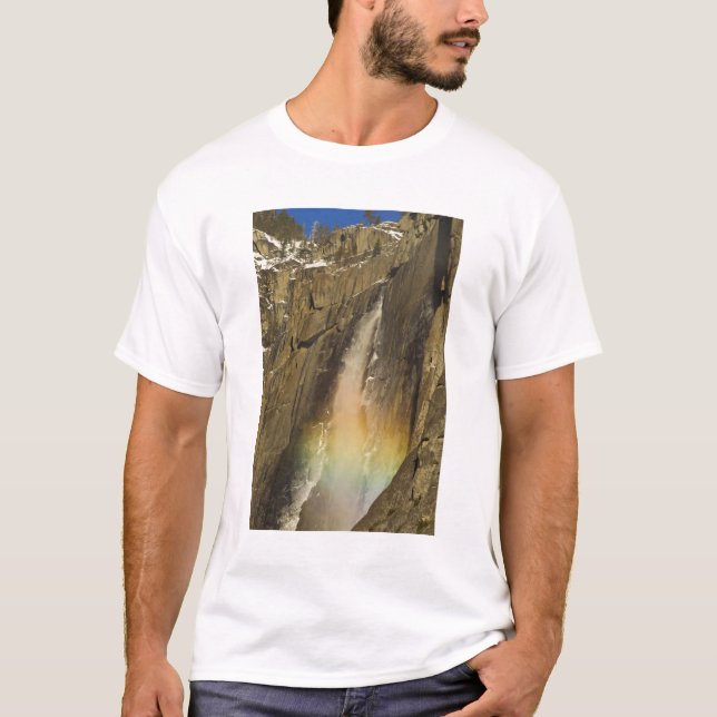 Camiseta Arcoíris en Upper Yosemite Falls en Yosemite (Anverso)