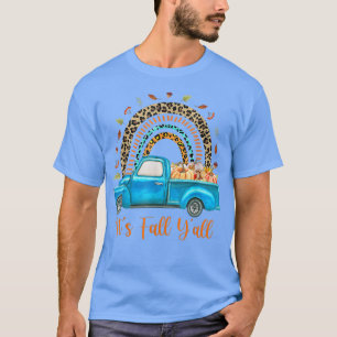 Camiseta Arcoiris es el camión de la calabaza del otoño