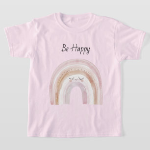 Camiseta Arcoíris Feliz con Pestañas