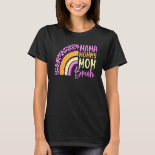 Camiseta Arcoiris Feliz Día de la Madre Mamá Mamá Mamá Brum