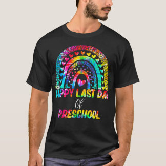 Camiseta Arcoiris Feliz último día de graduación de tinte p