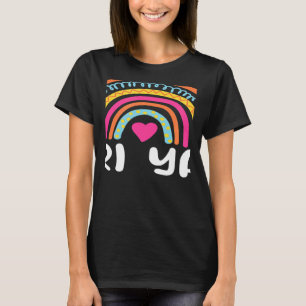 Camiseta arcoiris feliz viernes profesor divertido su escue