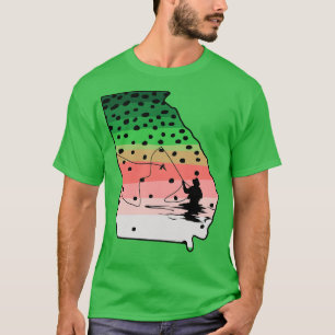 Camiseta Arcoiris Fish Georgia Fly Fishing Fisher